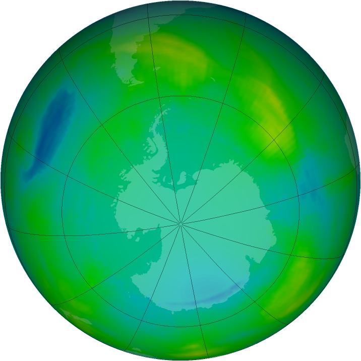 Ozone Map 1981-08-11